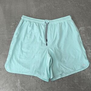 Rhoback Grit Gym Shorts Mens Large Antigua Green Stretch Lined 7" New NWOT